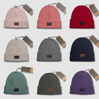 Merino Beanies Damen & Herren in 9 verschiedenen Farben – nachhaltige, weiche Mützen aus hochwertiger Merinowolle, perfekt für stilvolle Wintermomente.