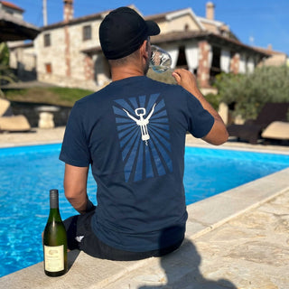 Wine T-Shirt CORKSCREW - Men's