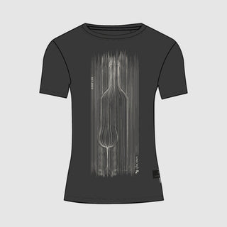 Technische Zeichnung Wein T-Shirt Bottleline Vorderseite  