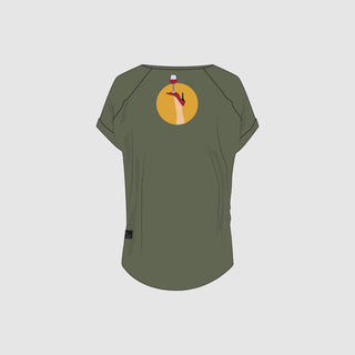 HEAD OVER HEELS – T-Shirt Olive